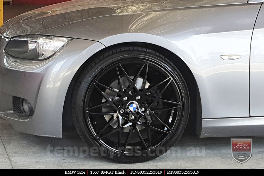 19x8.0 1357 BMGT Black on BMW 3 SERIES