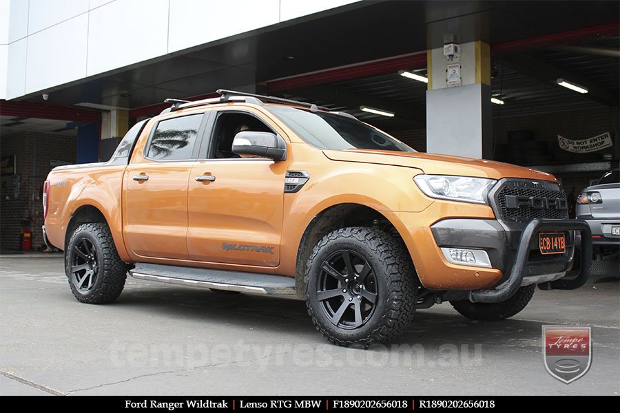 18x9.0 Lenso RTG MBW on FORD RANGER WILDTRAK