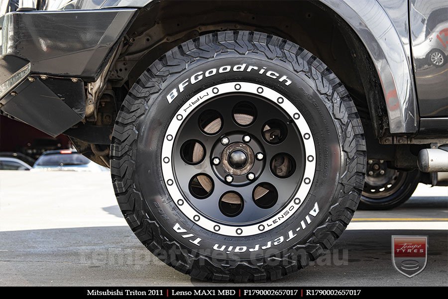 17x9.0 Lenso Max1 MBD on MITSUBISHI TRITON