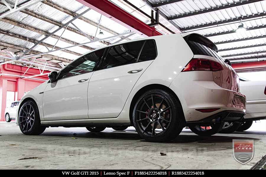 18x8.5 Lenso Spec F MB on VW GOLF GTI