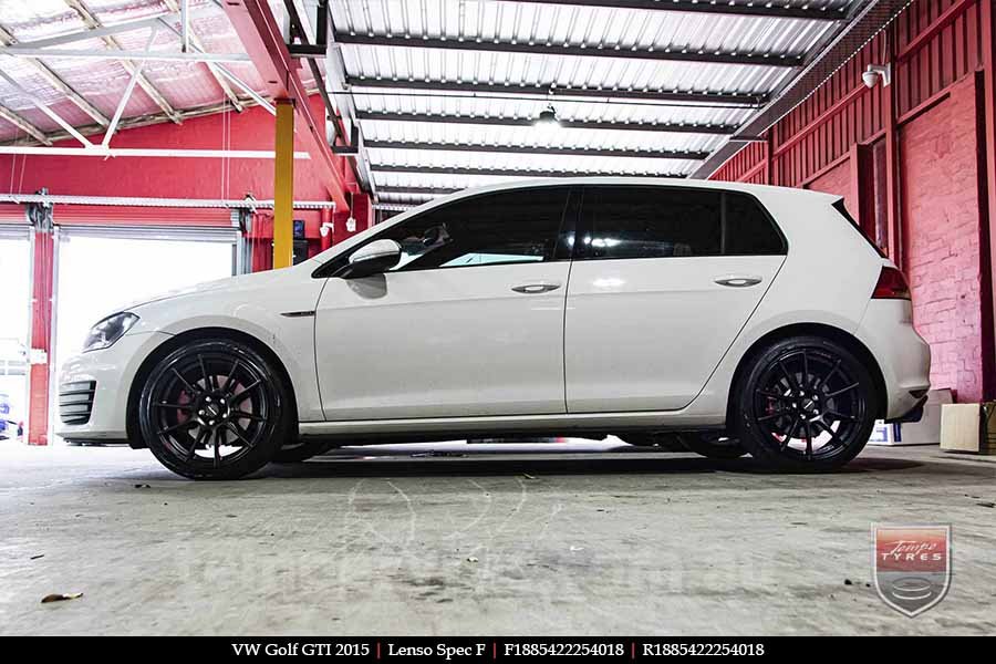 18x8.5 Lenso Spec F MB on VW GOLF GTI