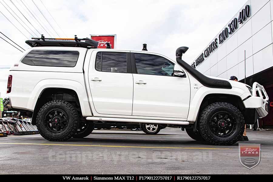 17x9.0 Simmons MAX T12 MK on VW AMAROK