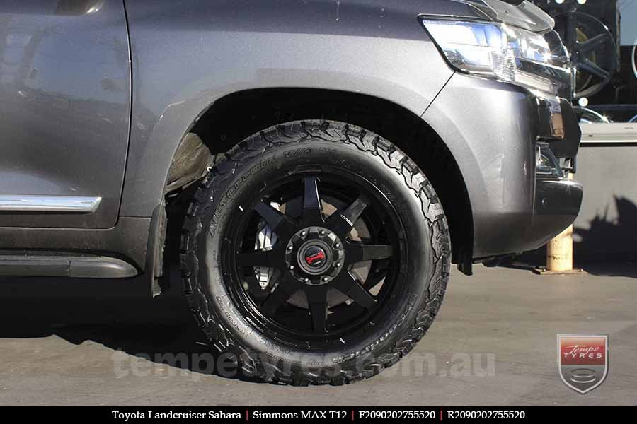 20x9.0 Simmons MAX T12 MK on TOYOTA LANDCRUISER SAHARA