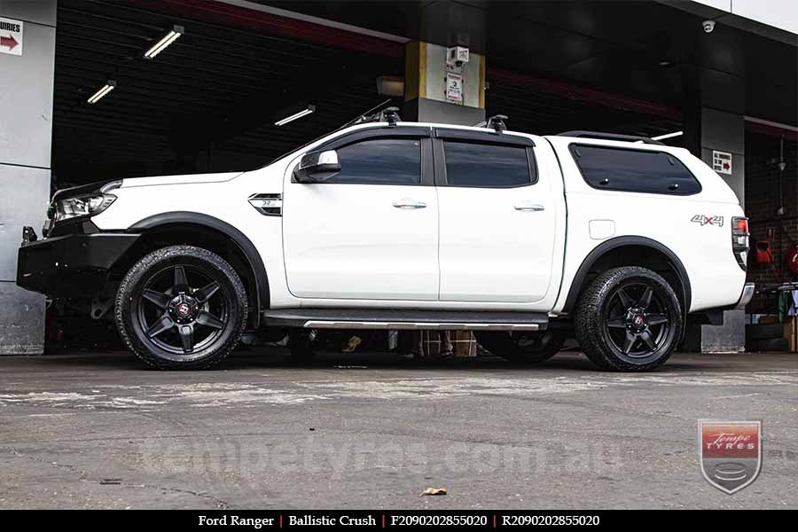 20x9.0 Ballistic Crush on FORD RANGER