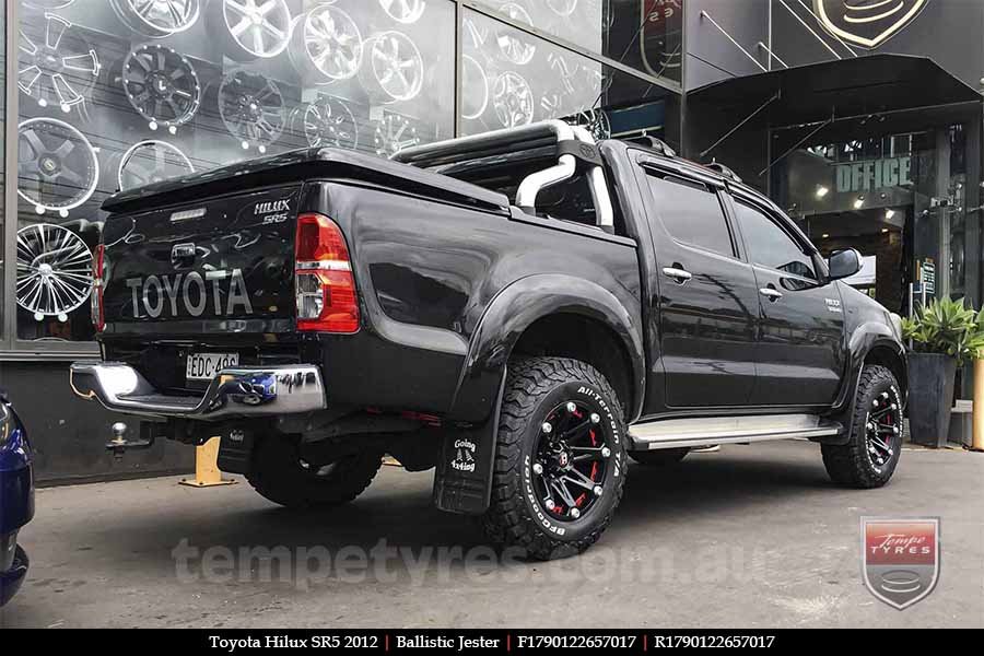 17x9.0 Ballistic Jester on TOYOTA HILUX SR5