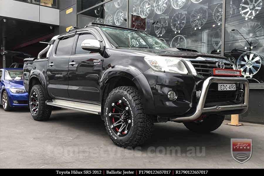 17x9.0 Ballistic Jester on TOYOTA HILUX SR5