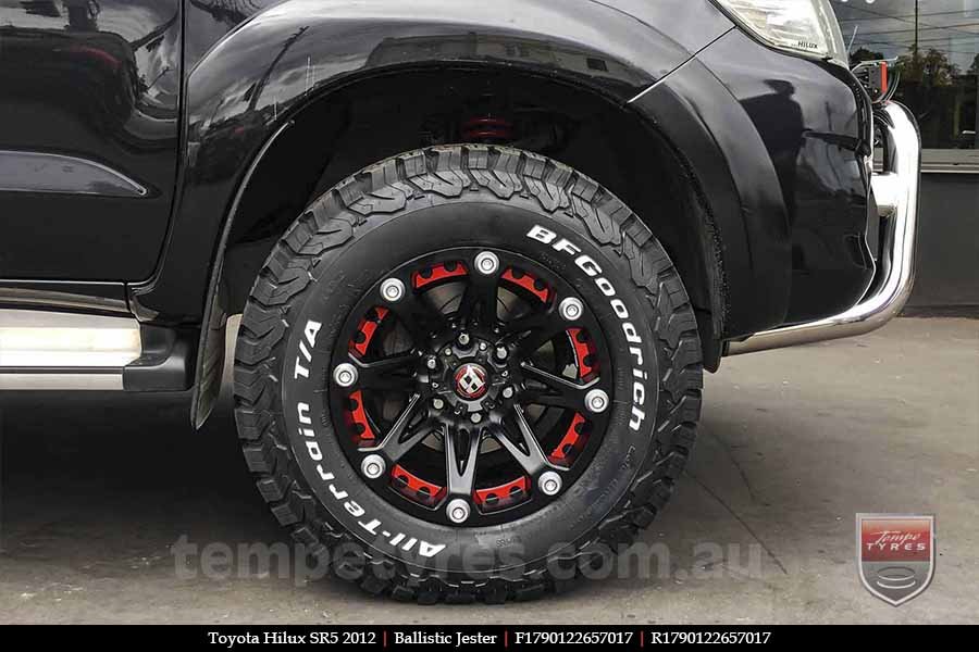 17x9.0 Ballistic Jester on TOYOTA HILUX SR5