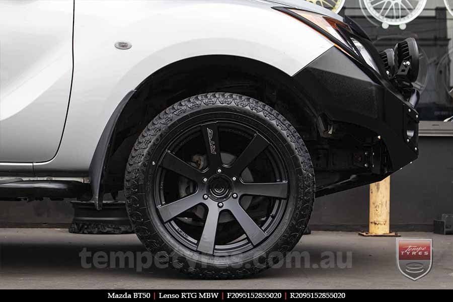 20x9.5 Lenso RTG MBW on MAZDA BT50