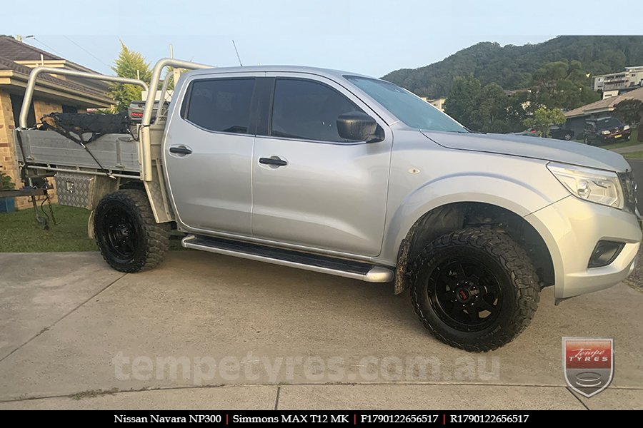 17x9.0 Simmons MAX T12 MK on NISSAN NAVARA NP300