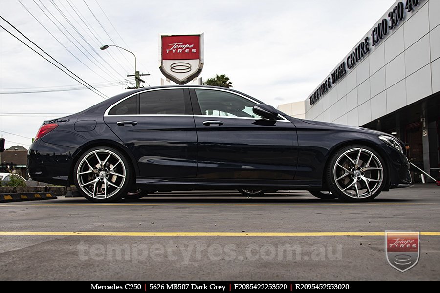 20x8.5 20x9.5 5626 MB507 Dark Grey on MERCEDES C-Class