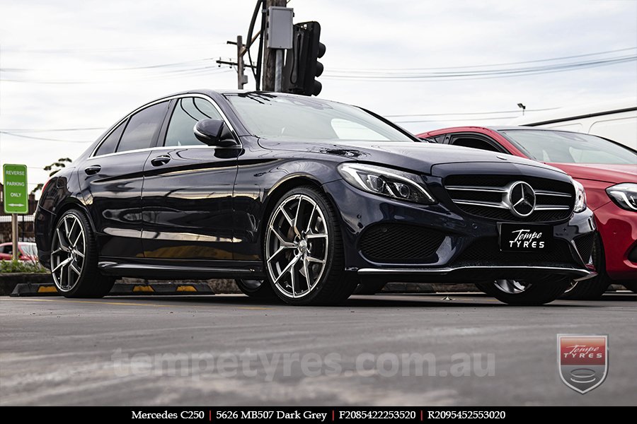 20x8.5 20x9.5 5626 MB507 Dark Grey on MERCEDES C-Class