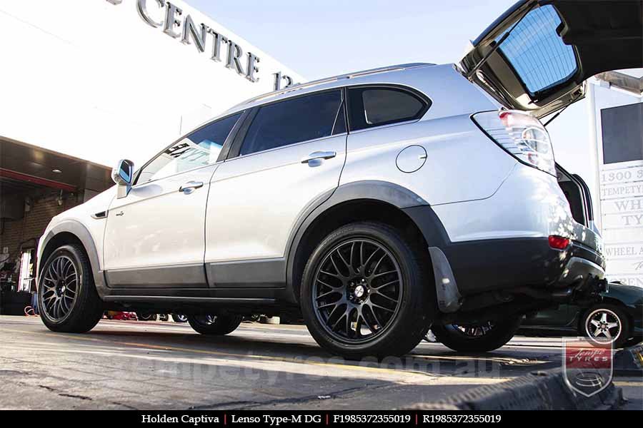 19x8.5 Lenso Type-M DG on HOLDEN CAPTIVA