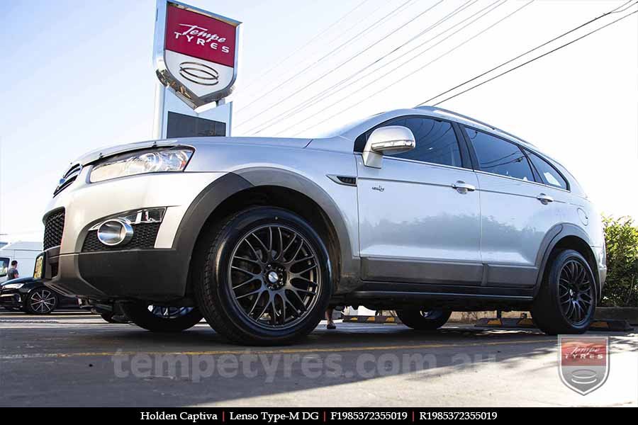 19x8.5 Lenso Type-M DG on HOLDEN CAPTIVA