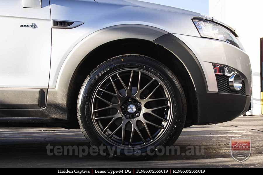 19x8.5 Lenso Type-M DG on HOLDEN CAPTIVA