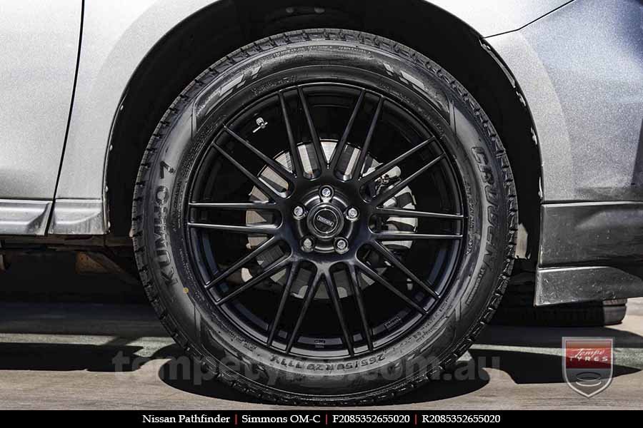 20x8.5 20x10 Simmons OM-C FB on NISSAN PATHFINDER