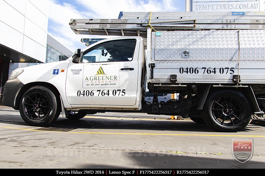 17x7.5 Lenso Spec F MB on TOYOTA HILUX