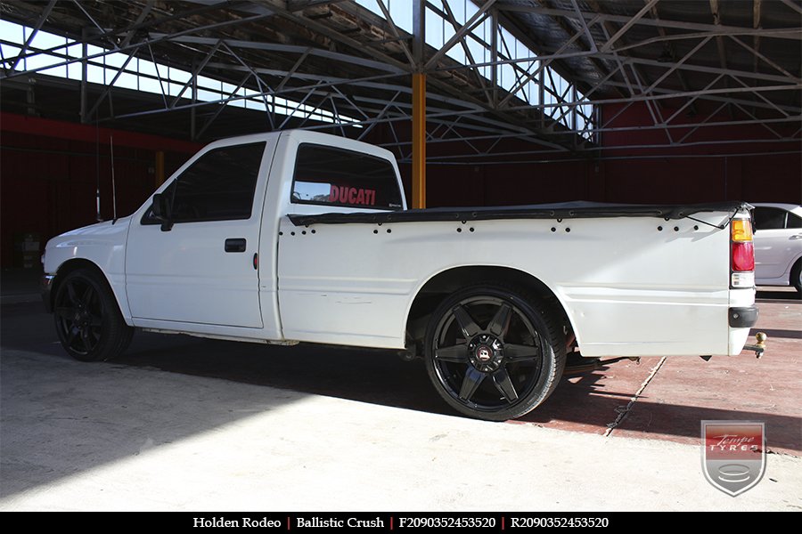 20x9.0 Ballistic Crush on HOLDEN RODEO