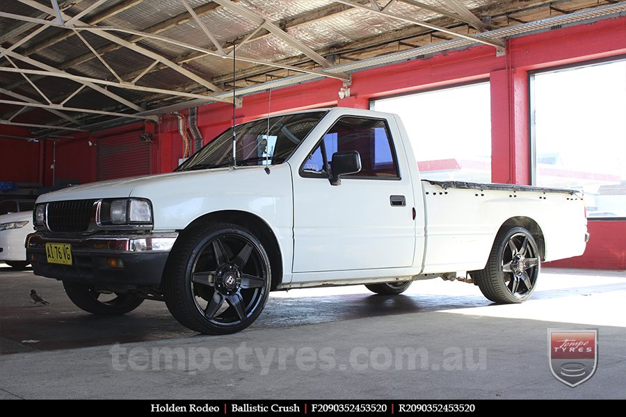 20x9.0 Ballistic Crush on HOLDEN RODEO