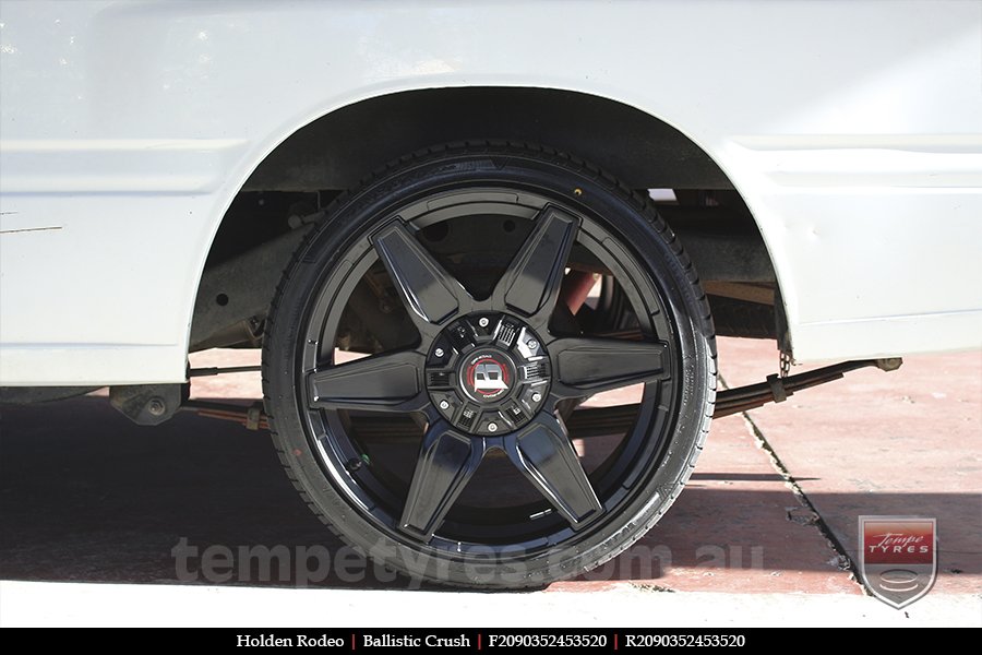 20x9.0 Ballistic Crush on HOLDEN RODEO