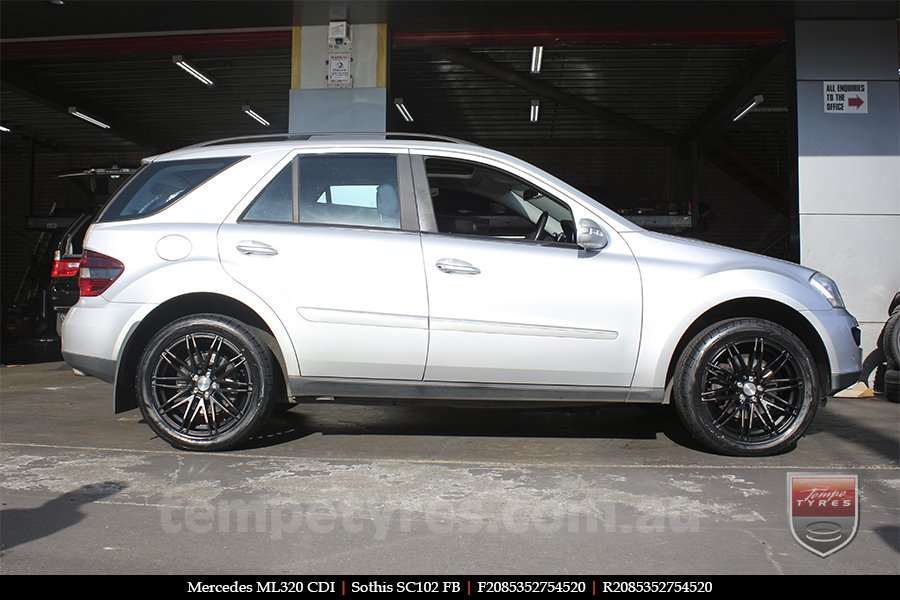 20x8.5 Sothis SC102 FB on MERCEDES ML-Class