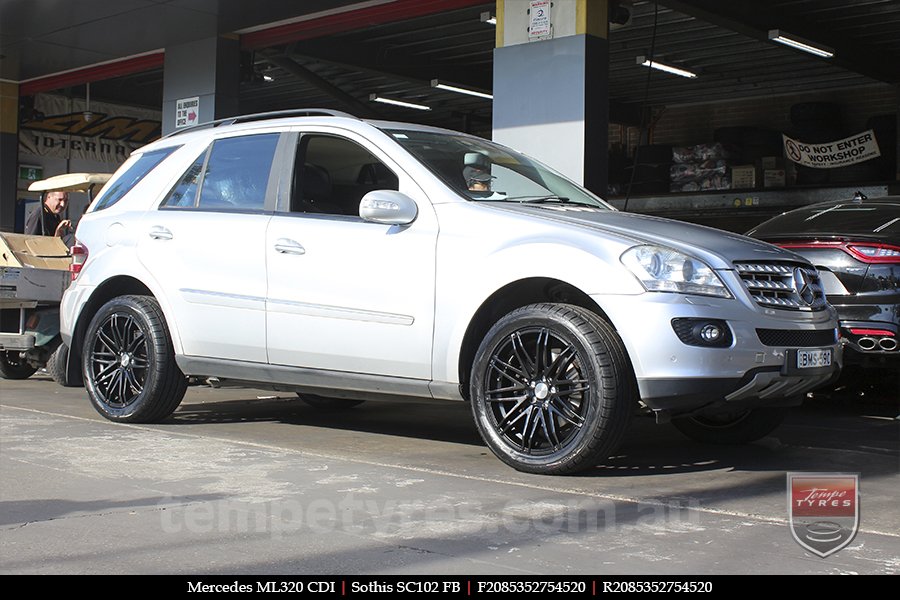 20x8.5 Sothis SC102 FB on MERCEDES ML-Class