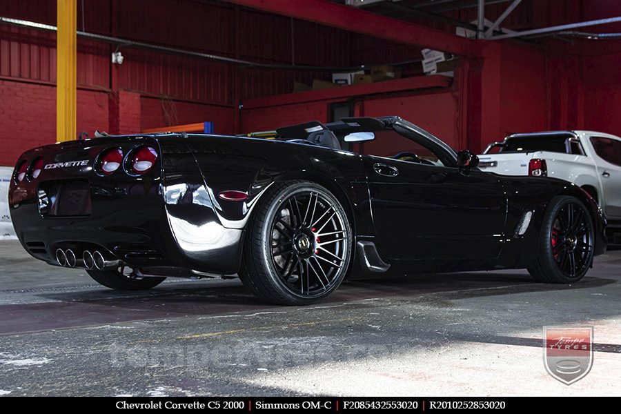 20x8.5 20x10 Simmons OM-C FB on CHEVROLET CORVETTE