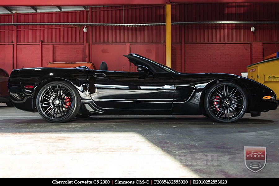 20x8.5 20x10 Simmons OM-C FB on CHEVROLET CORVETTE