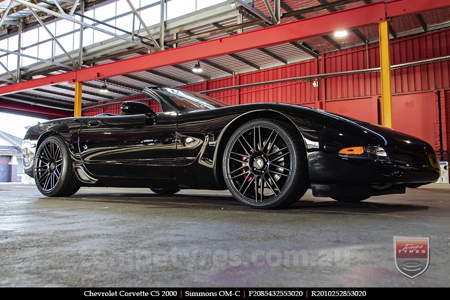 20x8.5 20x10 Simmons OM-C FB on CHEVROLET CORVETTE