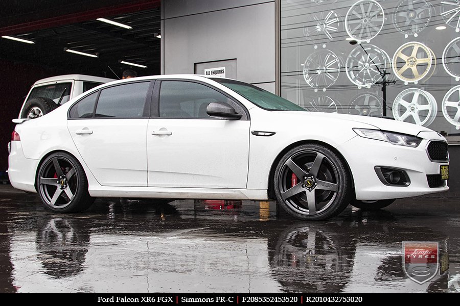 20x8.5 20x10 Simmons FR-C Hyper Dark NCT on FORD FALCON