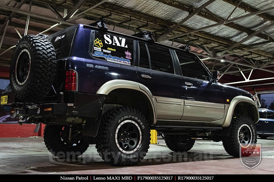 17x9.0 Lenso Max1 MBD on NISSAN PATROL