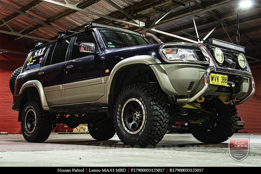 17x9.0 Lenso Max1 MBD on NISSAN PATROL