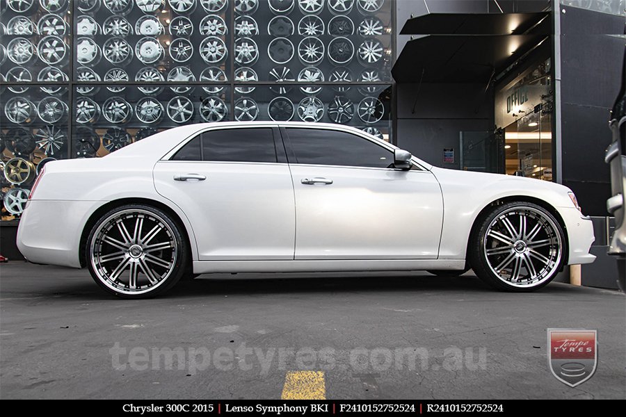 24x10 Lenso Symphony - BKI on CHRYSLER 300C