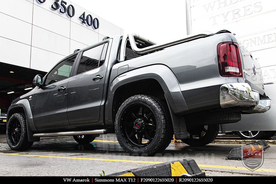 20x9.0 Simmons MAX T12 MK on VW AMAROK