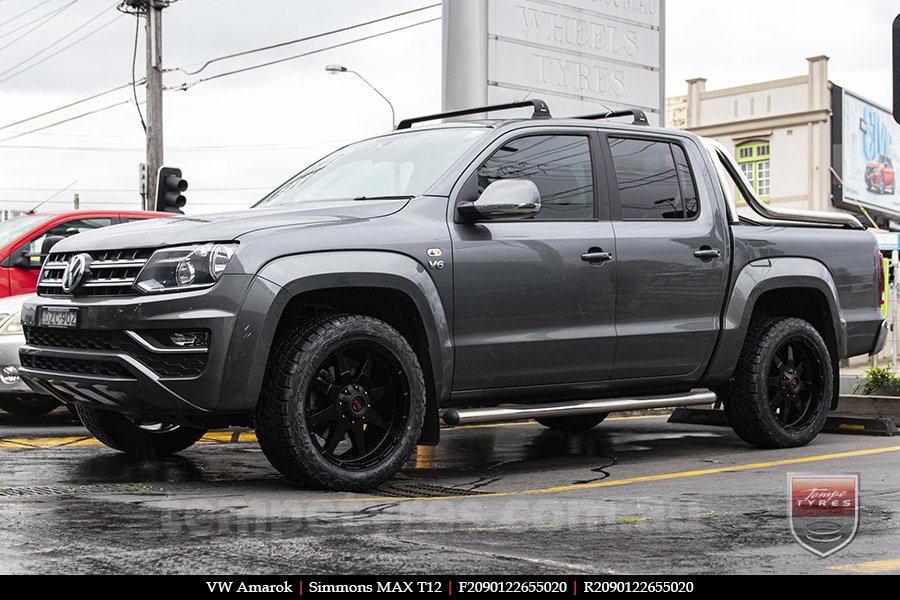 20x9.0 Simmons MAX T12 MK on VW AMAROK