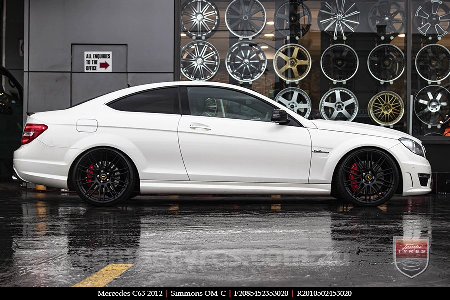 20x8.5 20x10 Simmons OM-C FB on MERCEDES C-Class