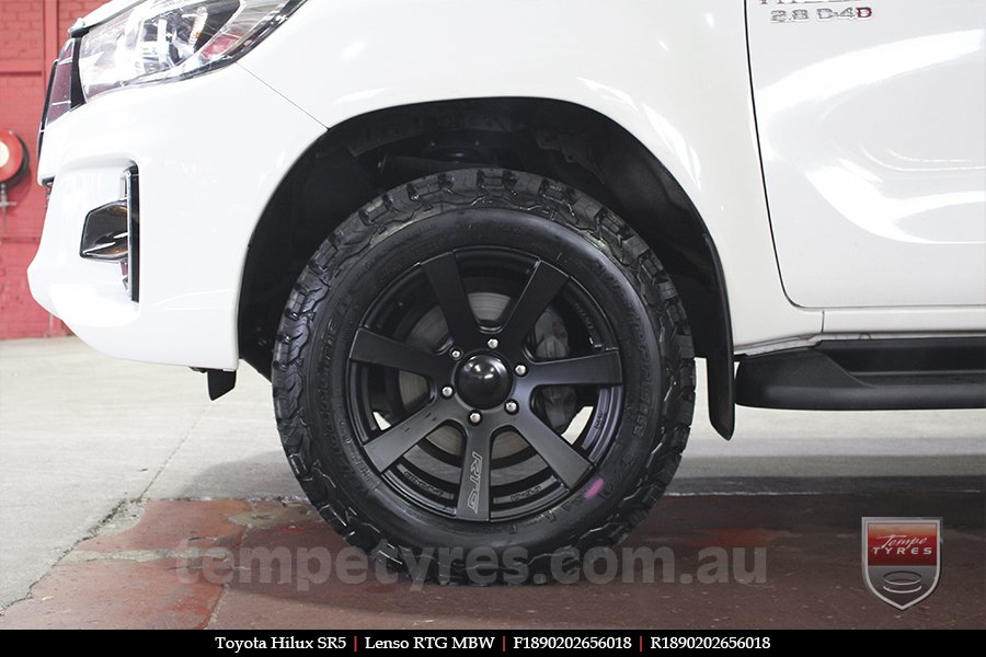 18x9.0 Lenso RTG MBW on TOYOTA HILUX SR5 