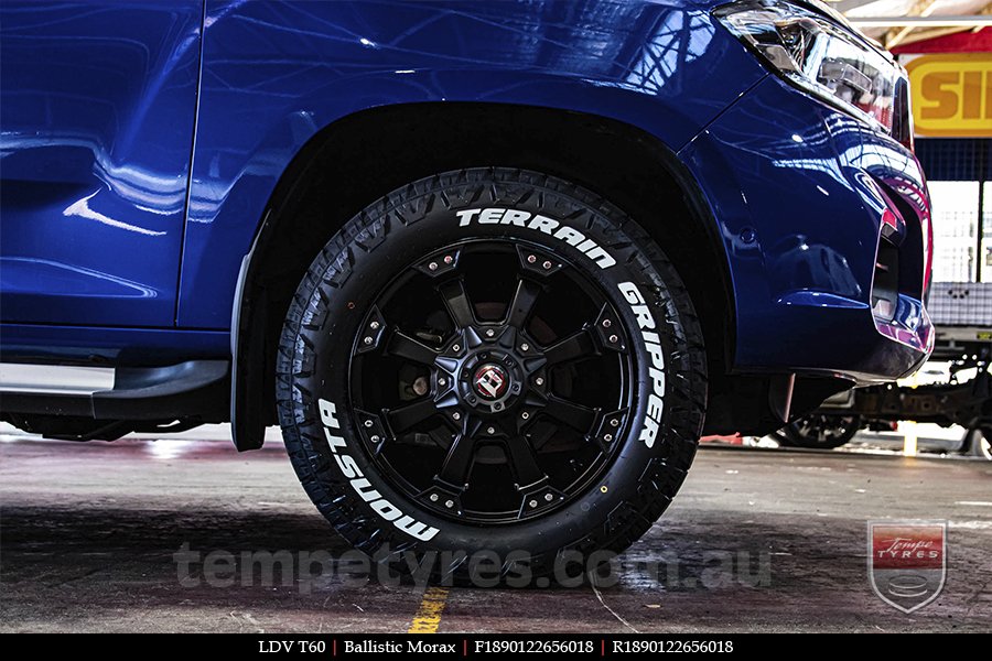 18x9.0 Ballistic Morax on LDV T60