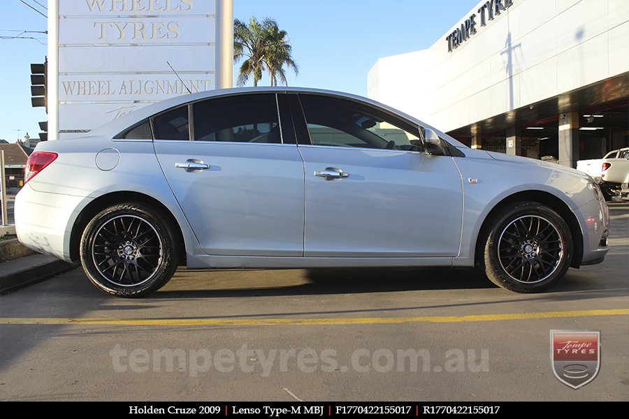 17x7.0 Lenso Type-M - MBJ on HOLDEN CRUZE