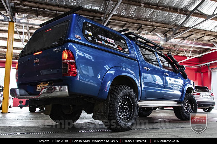 16x8.5 Lenso Max-Monster MBWA on TOYOTA HILUX