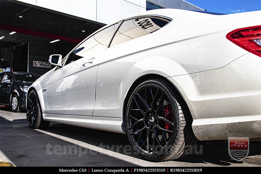 19x8.5 19x9.5 Lenso Conquista A CQA MK  on MERCEDES C-Class