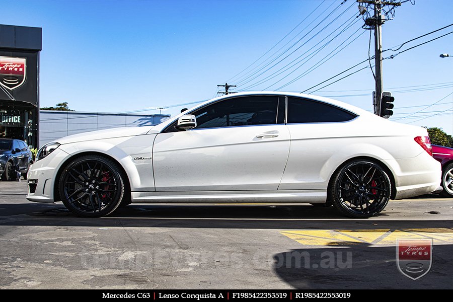 19x8.5 19x9.5 Lenso Conquista A CQA MK  on MERCEDES C-Class