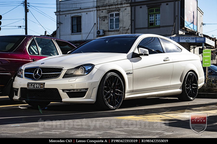 19x8.5 19x9.5 Lenso Conquista A CQA MK  on MERCEDES C-Class