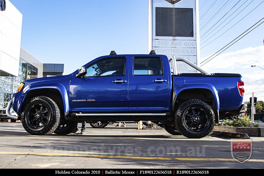 18x9.0 Ballistic Morax on HOLDEN COLORADO