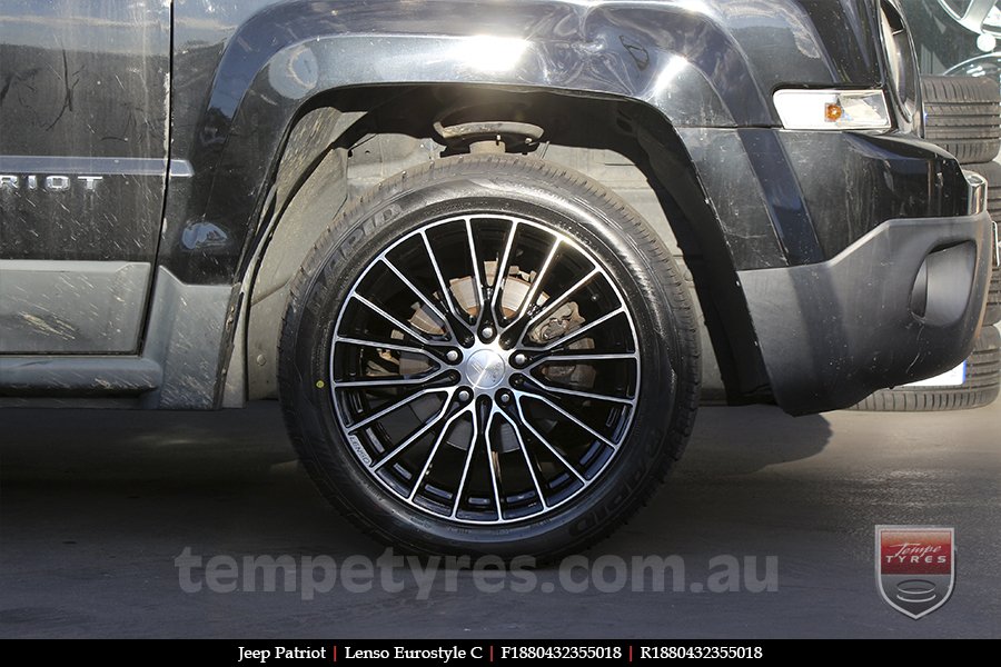 18x8.0 Lenso Eurostyle C ESC on JEEP PATRIOT