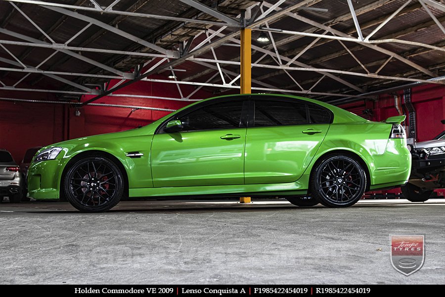 19x8.5 19x9.5 Lenso Conquista A CQA MK  on HOLDEN COMMODORE VE