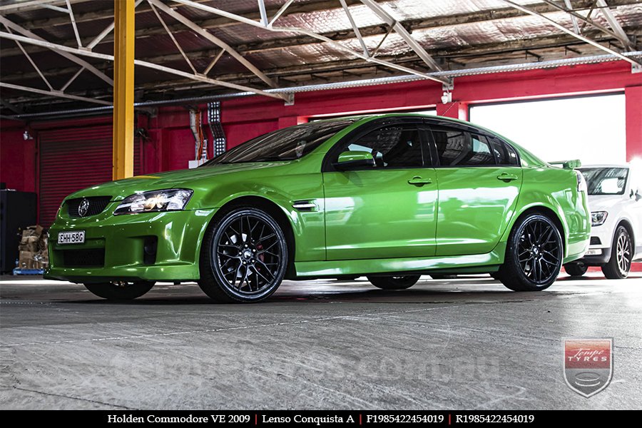 19x8.5 19x9.5 Lenso Conquista A CQA MK  on HOLDEN COMMODORE VE