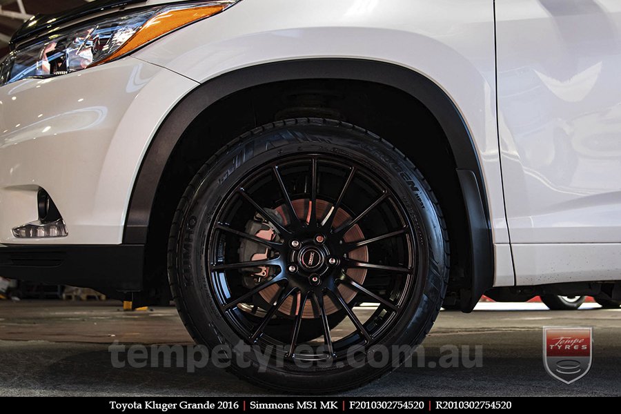 20x10 20x11 Simmons MS1 MK on TOYOTA KLUGER