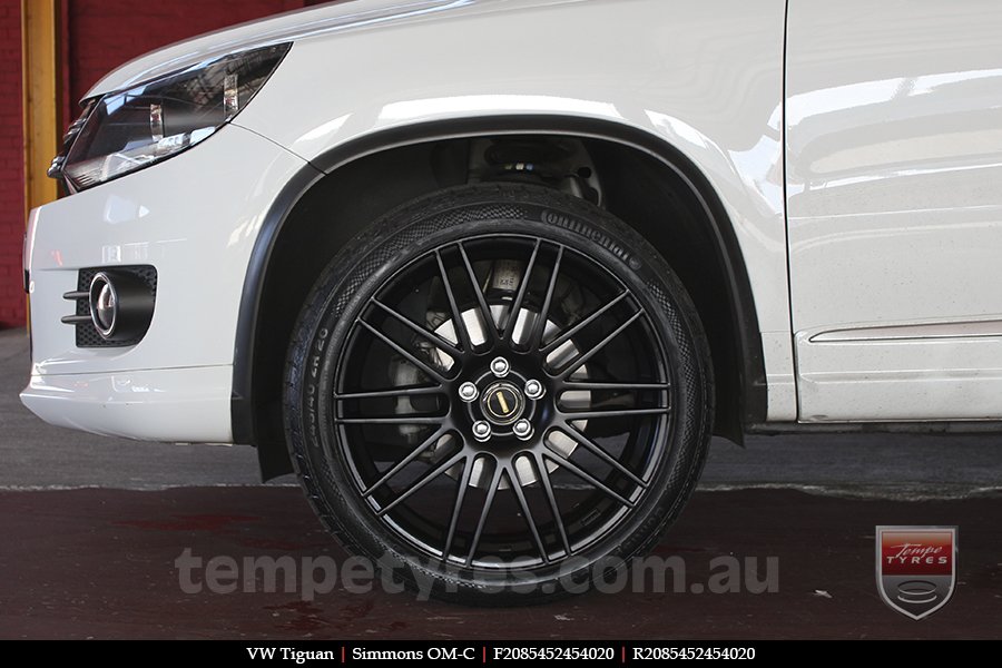 20x8.5 20x10 Simmons OM-C FB on VW TIGUAN 