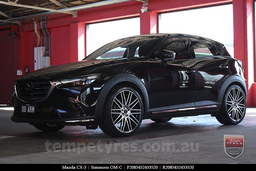 20x8.5 20x10 Simmons OM-C BM on MAZDA CX3