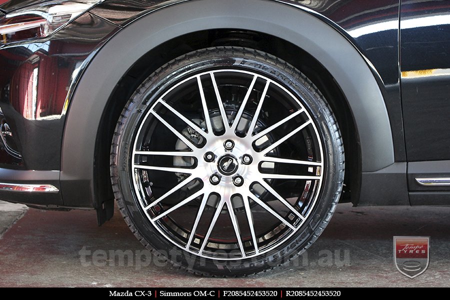 20x8.5 20x10 Simmons OM-C BM on MAZDA CX3